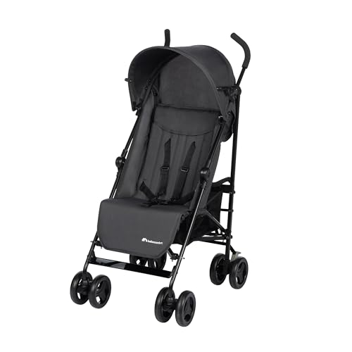 Bebeconfort Rainbow, Poussette Canne Multipositions, Compacte et Légère, de 6 mois à 4 ans, jusqu'à 22 kg, Mineral Graphite (gris)