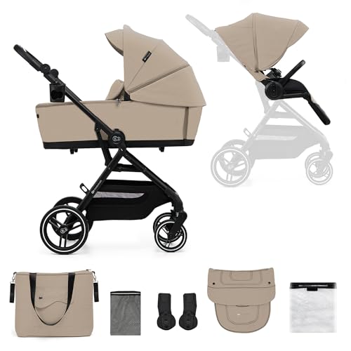 Poussette bébé 2 In1 Yoxi Sable Beige Kinderkraft